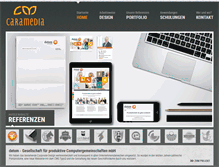 Tablet Screenshot of caramedia.net